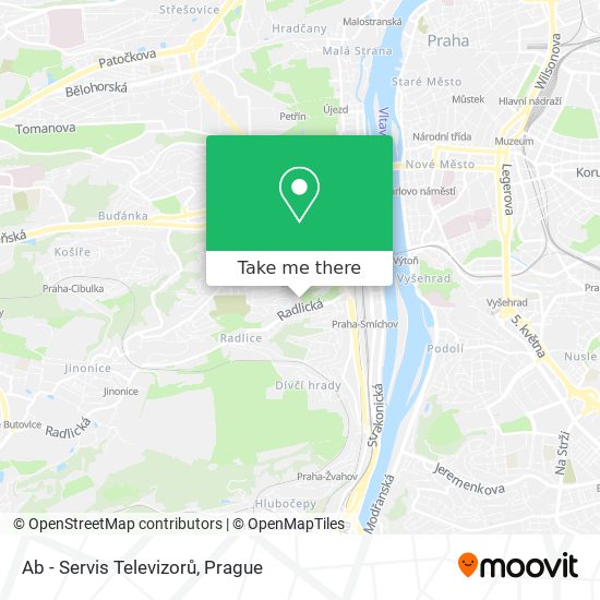 Карта Ab - Servis Televizorů