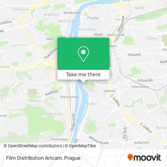 Film Distribution Artcam map