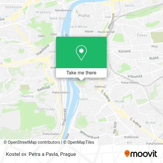 Карта Kostel sv. Petra a Pavla