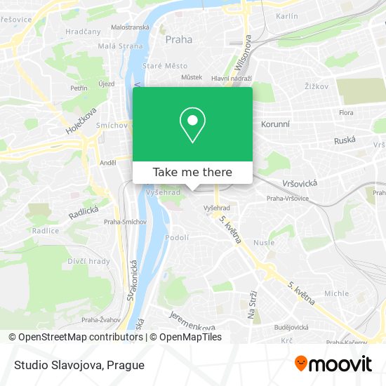 Studio Slavojova map