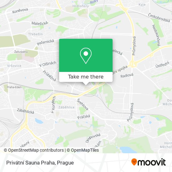 Privátní Sauna Praha map