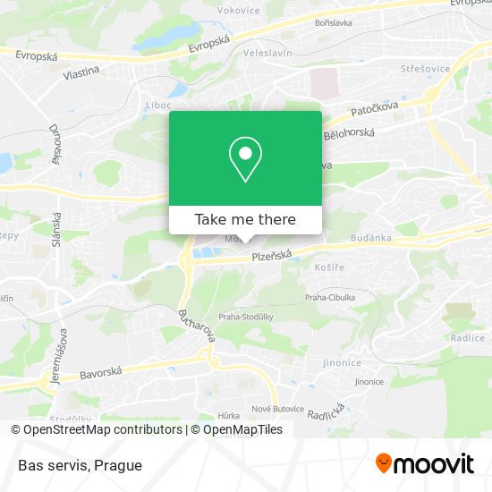 Bas servis map