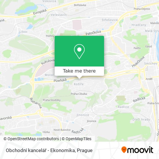Obchodní kancelář - Ekonomika map