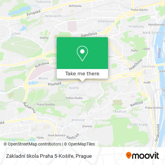 Základní škola Praha 5-Košíře map