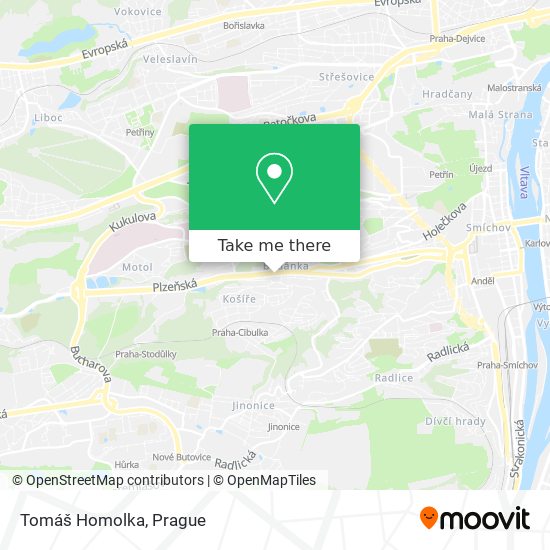 Tomáš Homolka map