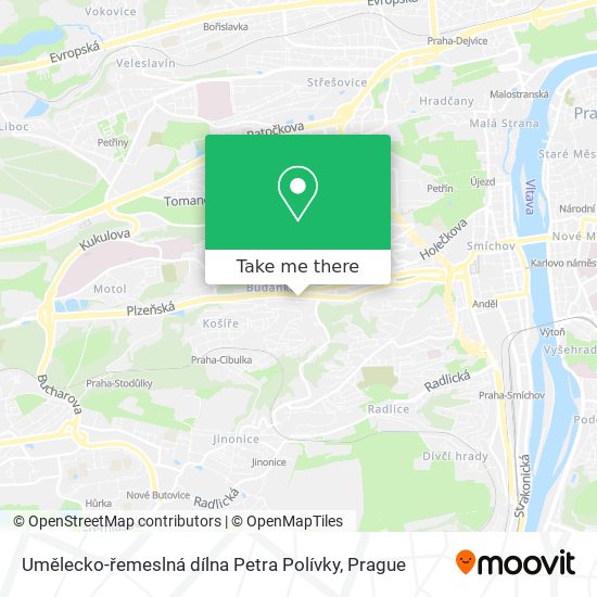 Umělecko-řemeslná dílna Petra Polívky map