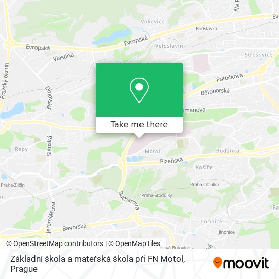 Základní škola a mateřská škola při FN Motol map