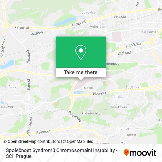 Společnost Syndromů Chromosomální Instability - SCI map