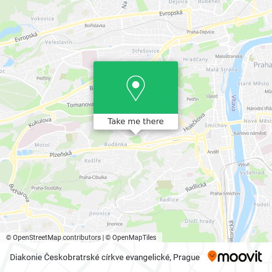 Diakonie Českobratrské církve evangelické map