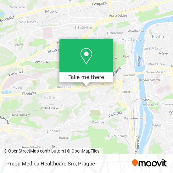 Карта Praga Medica Healthcare Sro