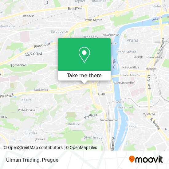 Ulman Trading map