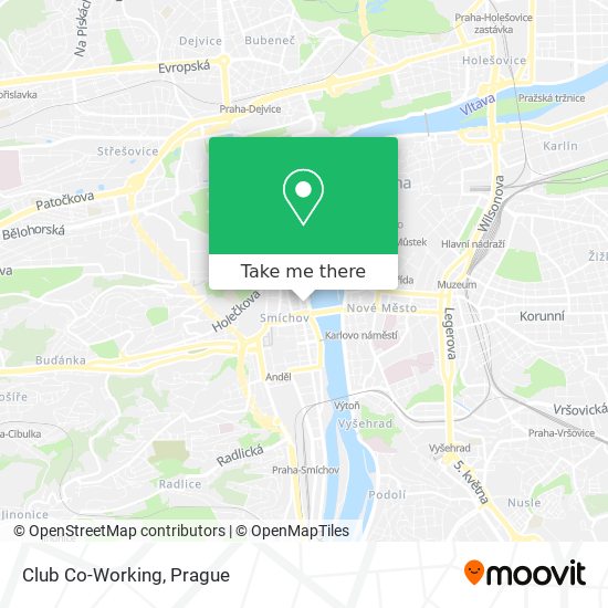 Club Co-Working map