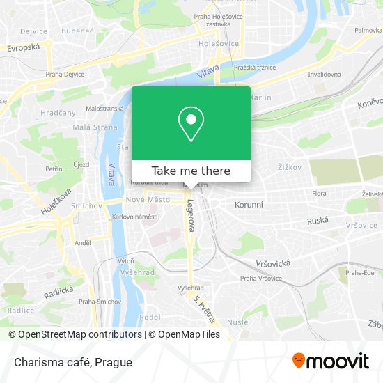 Charisma café map