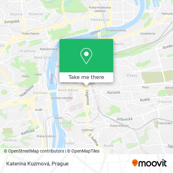 Katerina Kuzmová map