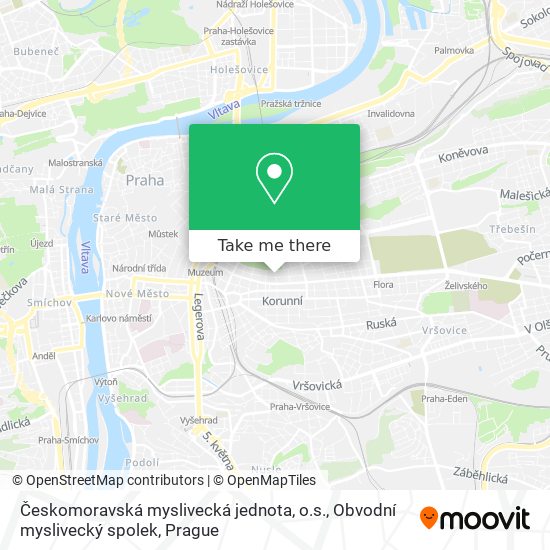 Českomoravská myslivecká jednota, o.s., Obvodní myslivecký spolek map