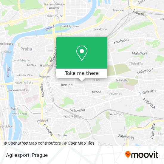 Agilesport map