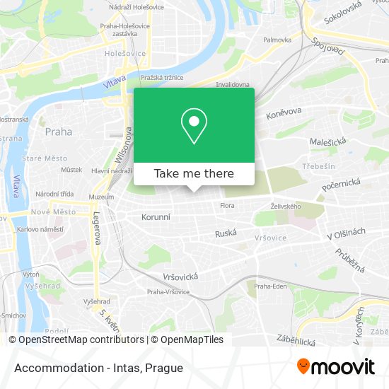 Accommodation - Intas map