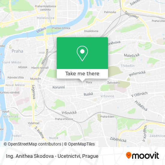 Ing. Anithea Skodova - Ucetnictvi map