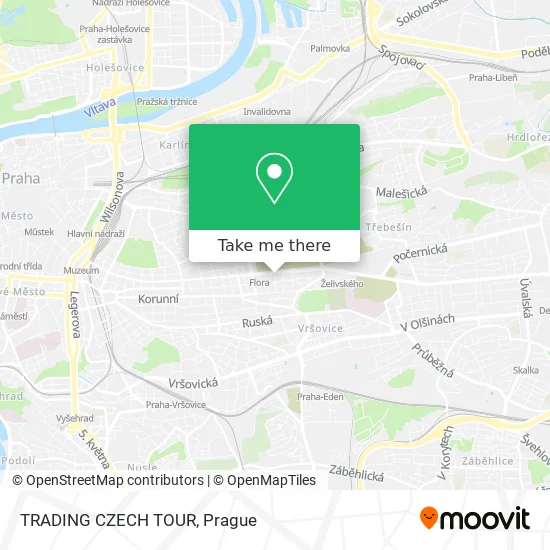 Карта TRADING CZECH TOUR