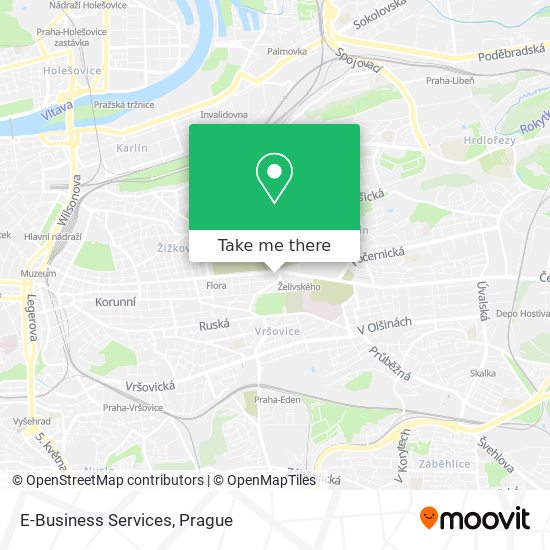 E-Business Services map