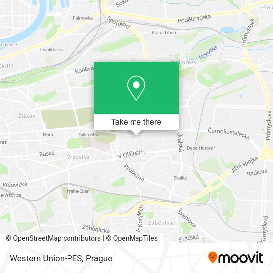 Western Union-PES map