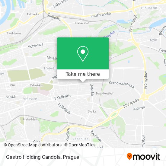 Gastro Holding Candola map