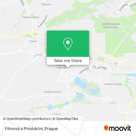 Filmová a Produkční map