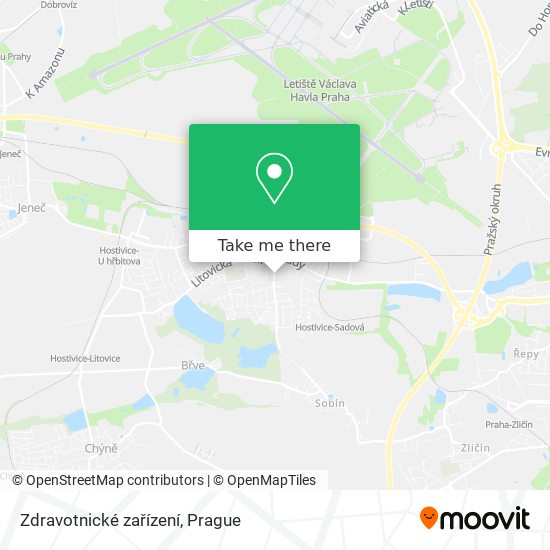 Zdravotnické zařízení map