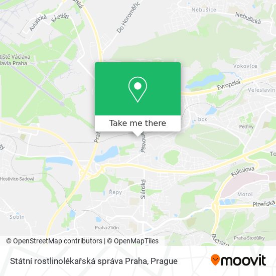 Státní rostlinolékařská správa Praha map