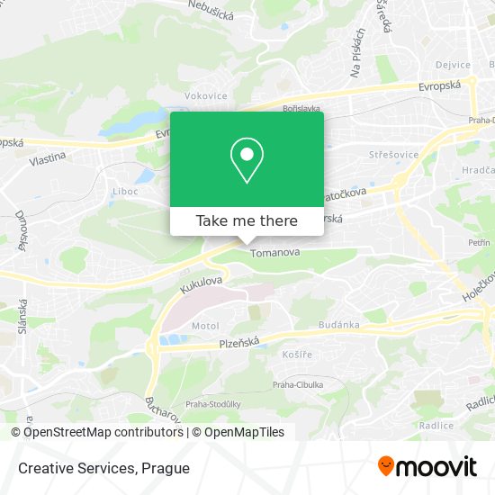 Creative Services map