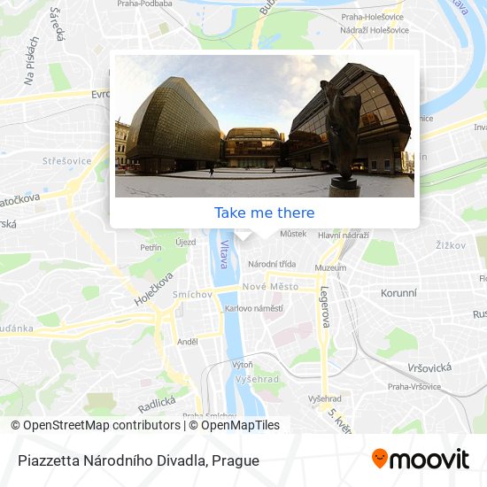 Piazzetta Národního Divadla map