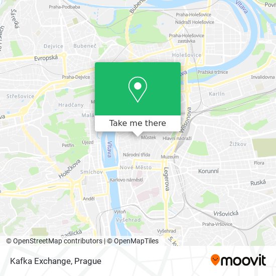 Kafka Exchange map