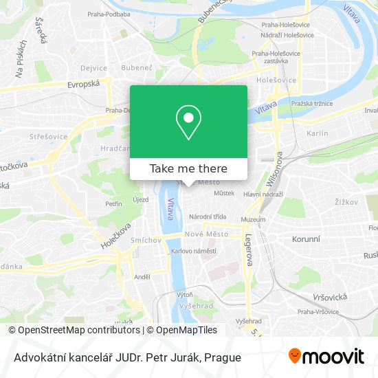 Advokátní kancelář JUDr. Petr Jurák map