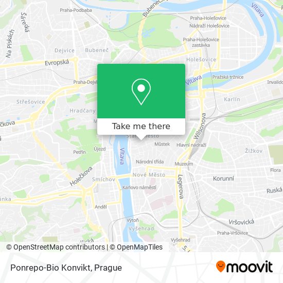 Ponrepo-Bio Konvikt map