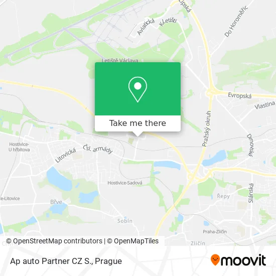 Карта Ap auto Partner CZ S.