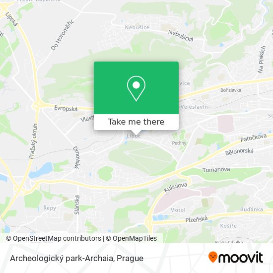 Archeologický park-Archaia map