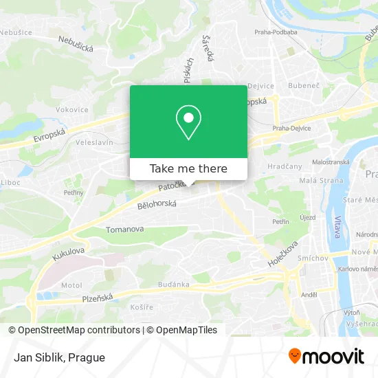 Карта Jan Siblik