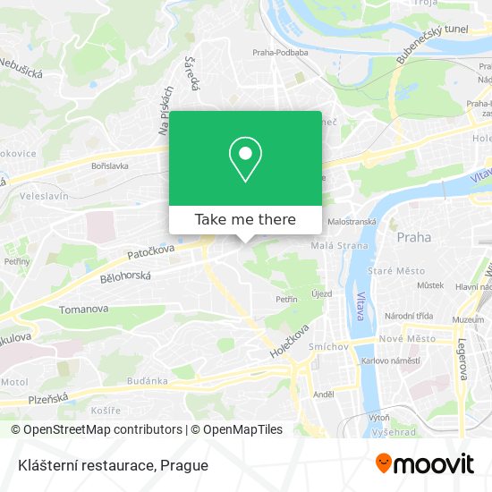 Klášterní restaurace map