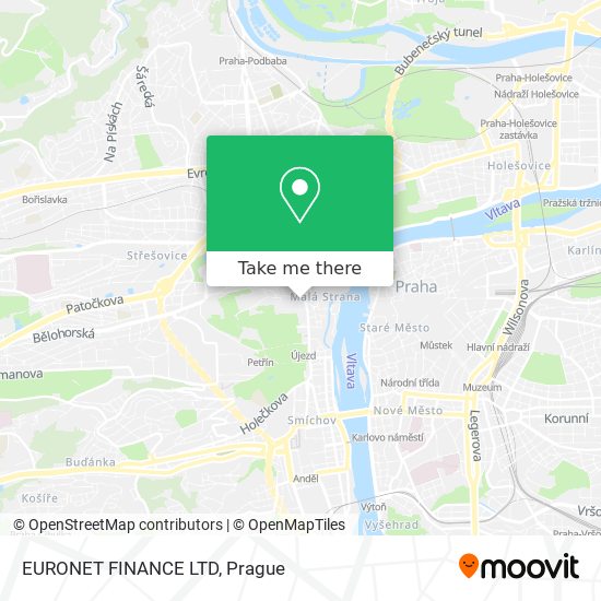 EURONET FINANCE LTD map