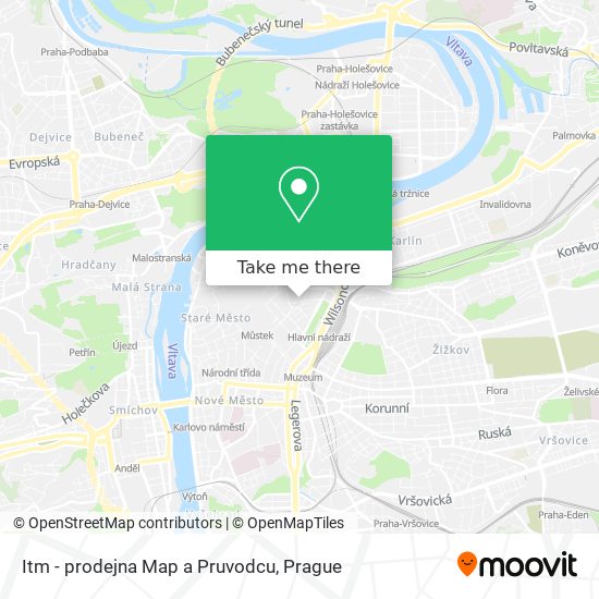Карта Itm - prodejna Map a Pruvodcu