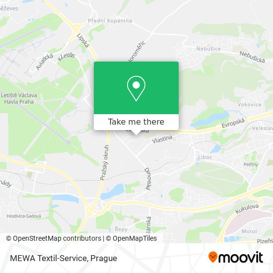 MEWA Textil-Service map