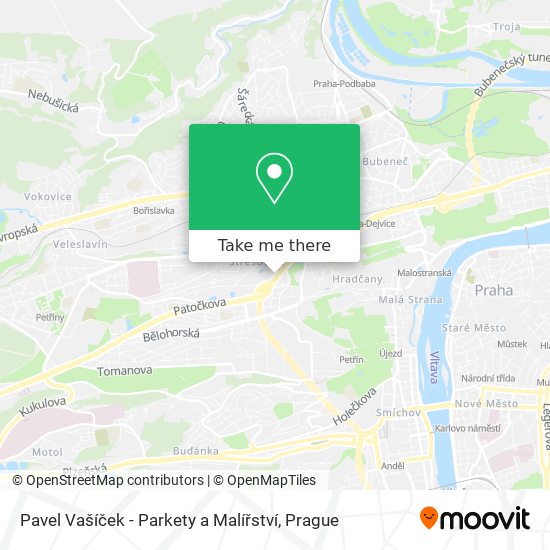 Pavel Vašíček - Parkety a Malířství map