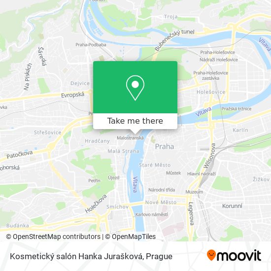 Kosmetický salón Hanka Jurašková map