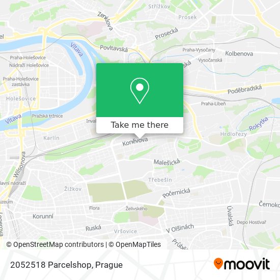 2052518 Parcelshop map