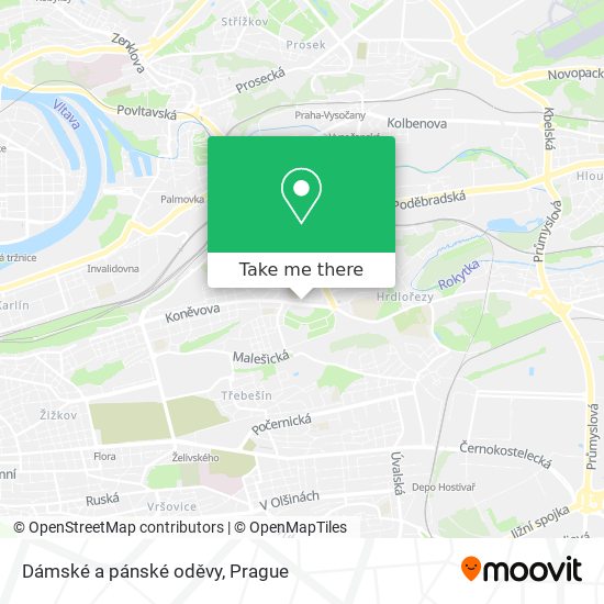 Dámské a pánské oděvy map