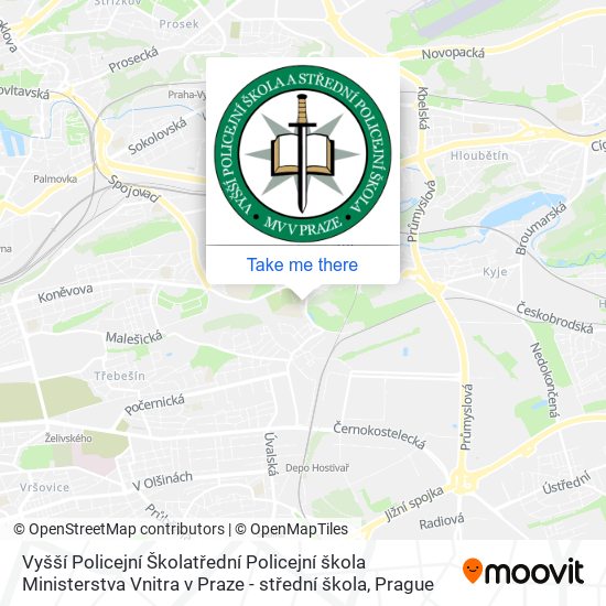 Vyšší Policejní Školatřední Policejní škola Ministerstva Vnitra v Praze - střední škola map