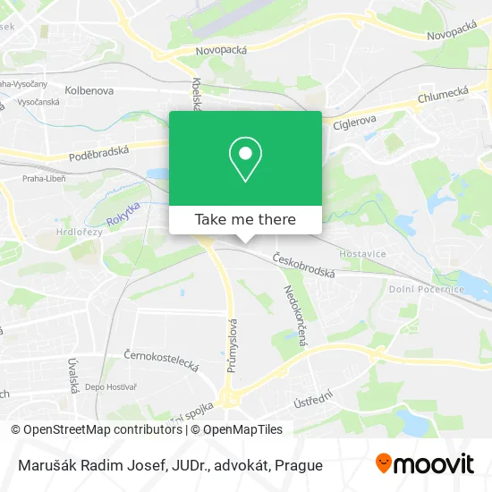 Карта Marušák Radim Josef, JUDr., advokát