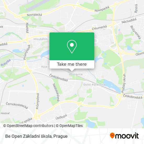 Карта Be Open Základní škola