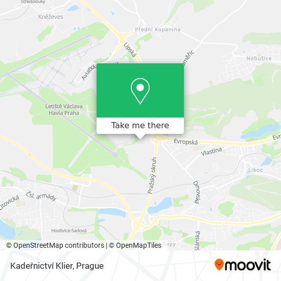 Kadeřnictví Klier map