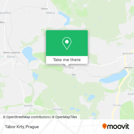 Карта Tábor Krty